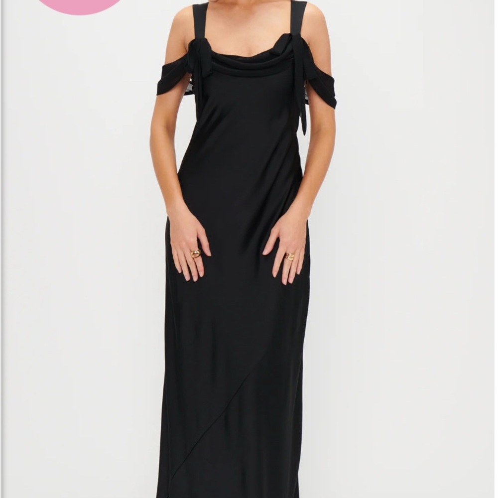Show Me Your MuMu Black Bella Maxi Dress